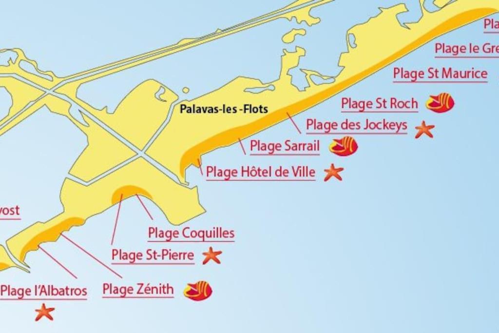 Appartement Palavas Les Flots T2 + Parking Prive Palavas-les-Flots Exterior photo